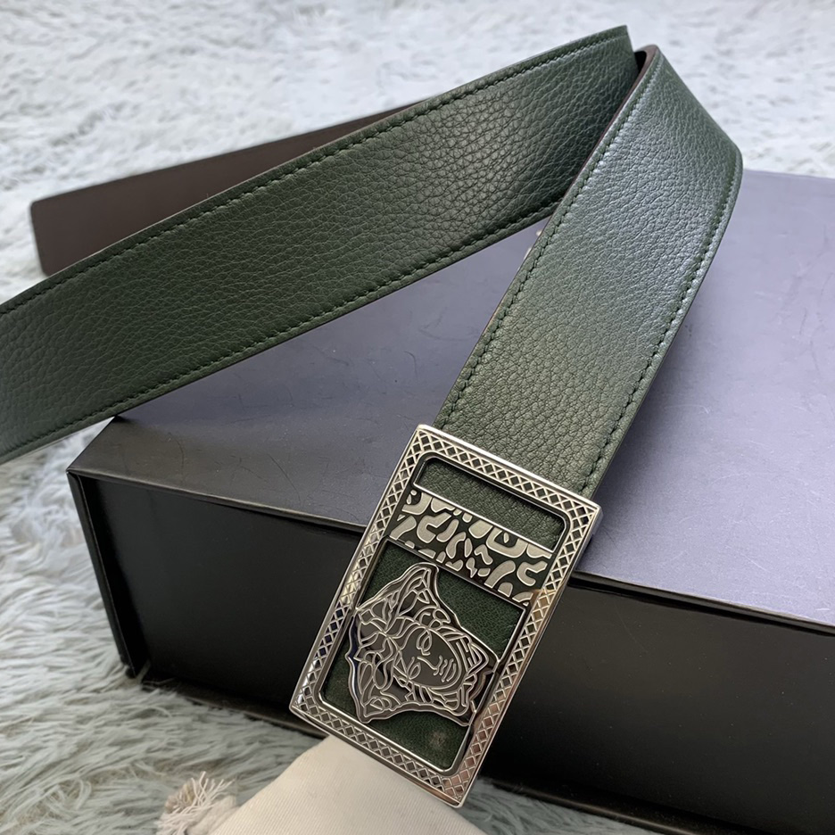 Versace Medusa Head Leather Belt  35mm - DesignerGu