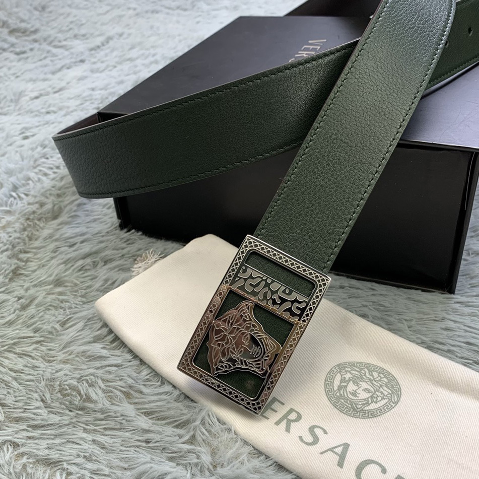 Versace Medusa Head Leather Belt  35mm - DesignerGu