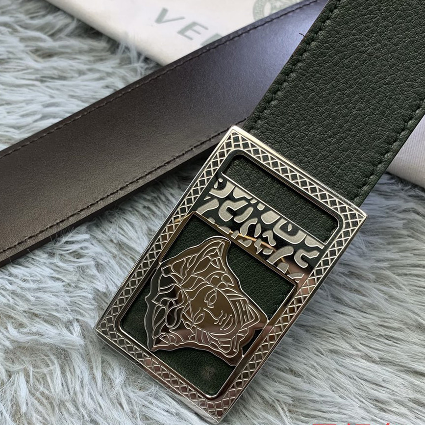 Versace Medusa Head Leather Belt  35mm - DesignerGu