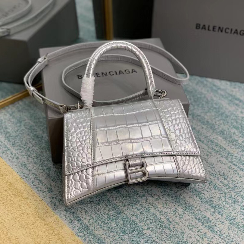 Balenciaga Hourglass Top Handle Bag (23-14-10CM) - DesignerGu