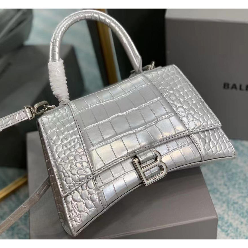 Balenciaga Hourglass Top Handle Bag (23-14-10CM) - DesignerGu