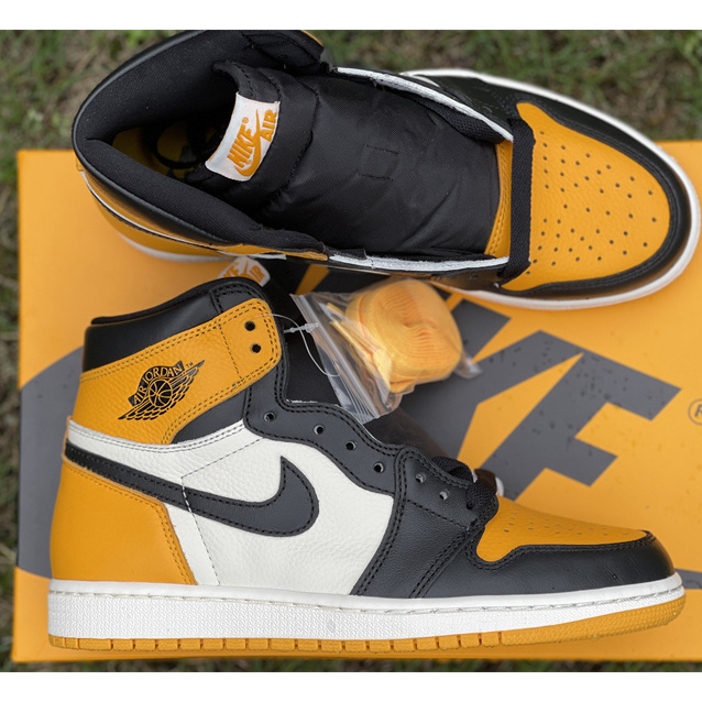 Air Jordan 1 High OG 'Yellow Toe' Sneaker  555088-711 - DesignerGu