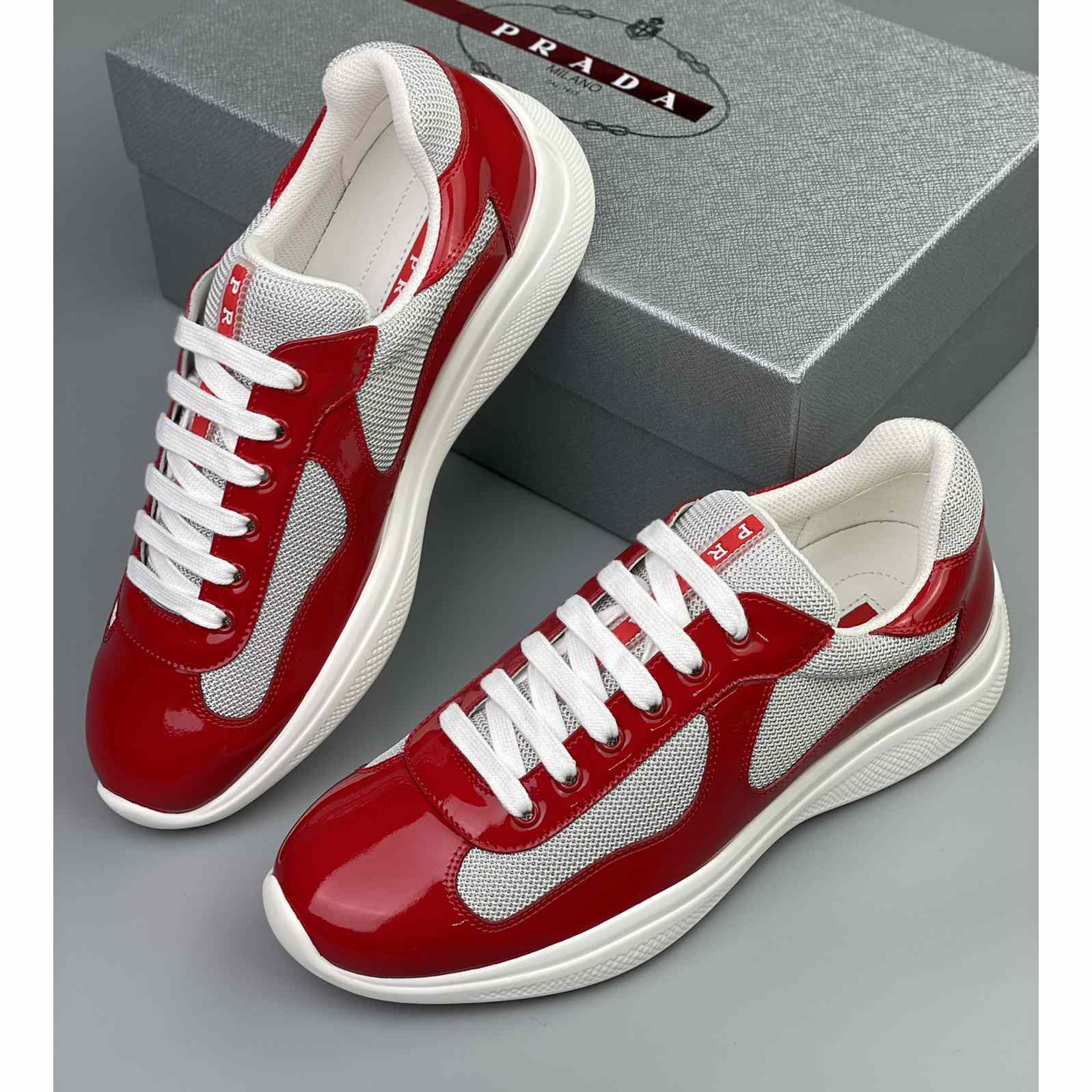 Prada Male America's Cup Sneaker (upon UK size) - DesignerGu