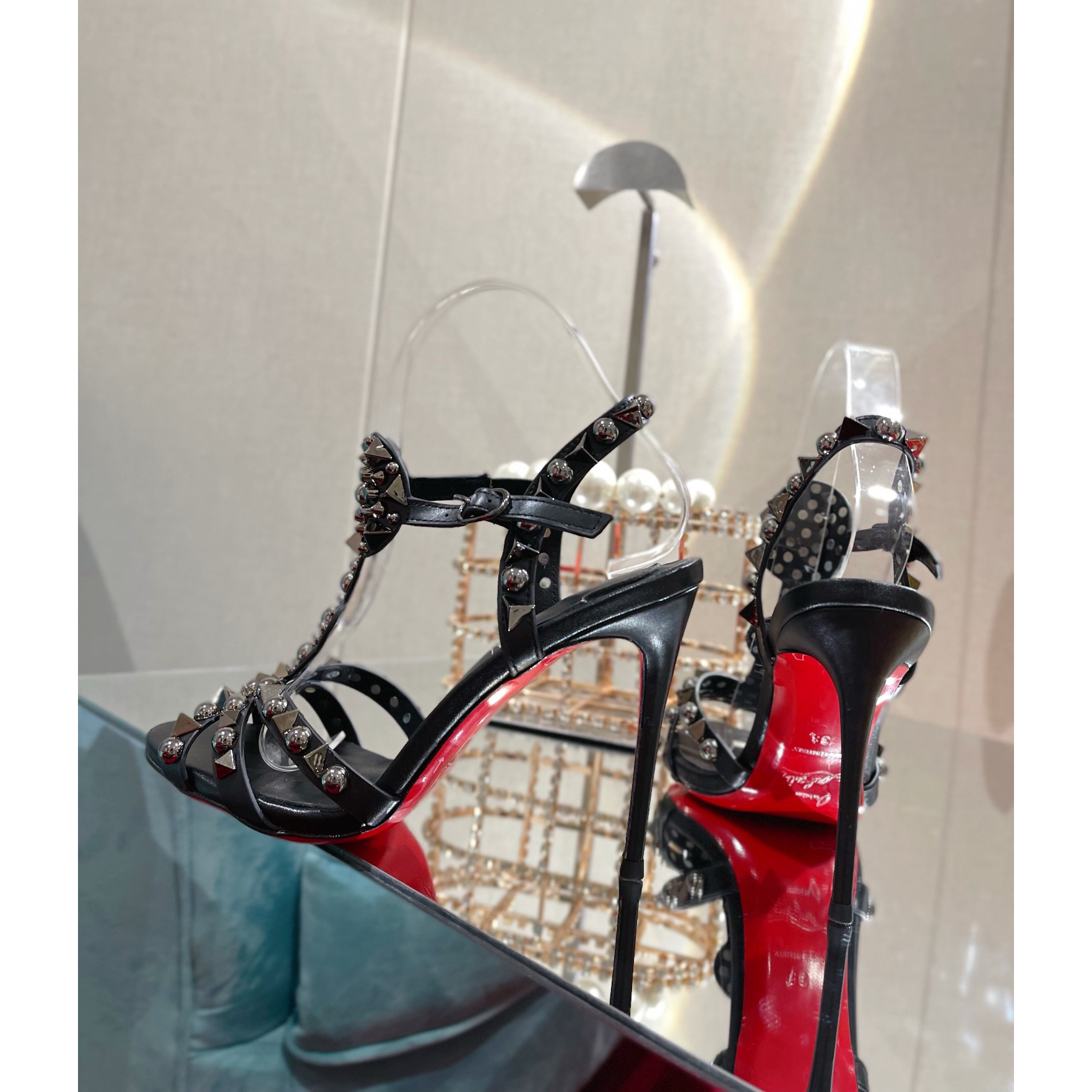 Christian Louboutin Sandal（10cm Heel Height） - DesignerGu