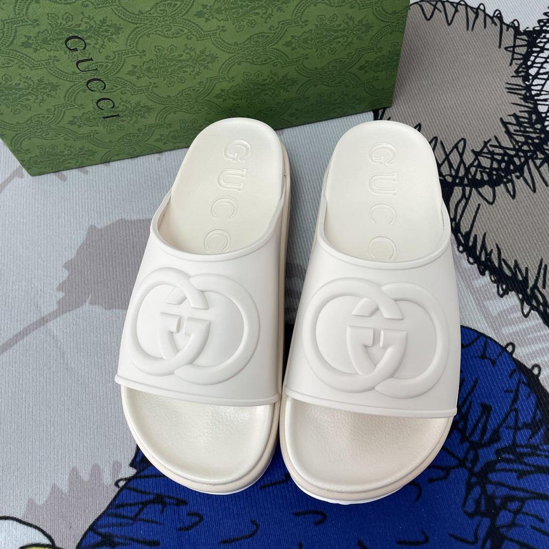 Gucci GG Thick soled slippers - DesignerGu