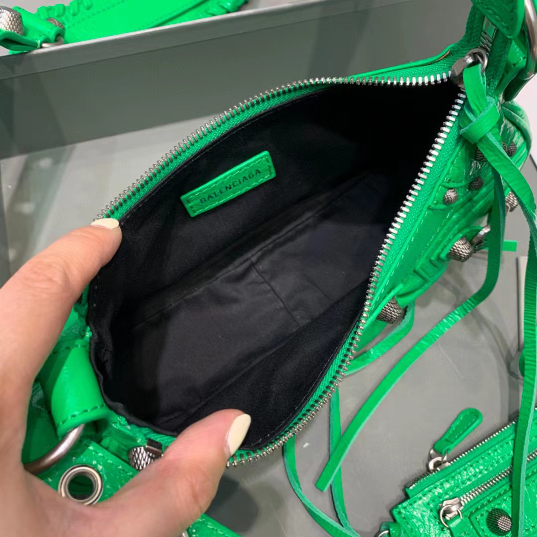 Balenciaga Le Cagole XS Shoulder Bag In Green(26-12-6cm) - DesignerGu