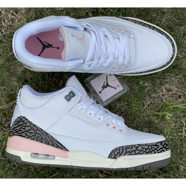 Air Jordan 3 Wmns 'Atmosphere' Sneakers   CK9246-102 - DesignerGu