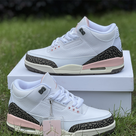 Air Jordan 3 Wmns 'Atmosphere' Sneakers   CK9246-102 - DesignerGu