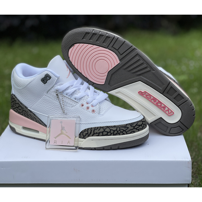 Air Jordan 3 Wmns 'Atmosphere' Sneakers   CK9246-102 - DesignerGu