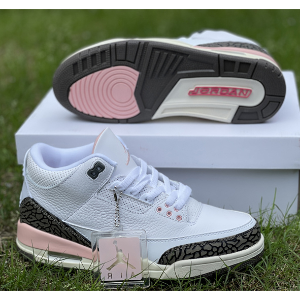 Air Jordan 3 Wmns 'Atmosphere' Sneakers   CK9246-102 - DesignerGu