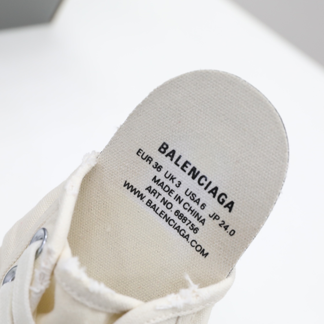 Balenciaga Men's  Paris High Top Sneaker In White - DesignerGu