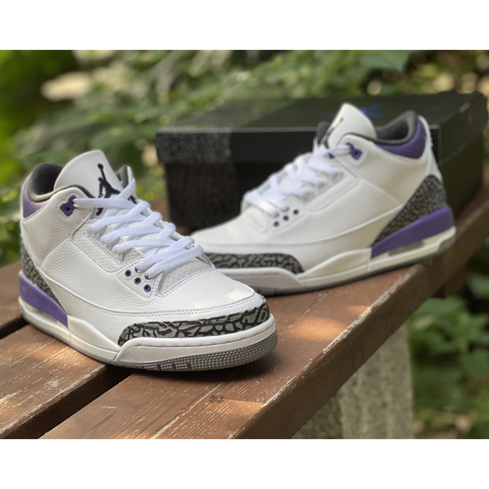 Air Jordan 3 Retro Dark Iris 2022 Sneaker   CT8532-105 - DesignerGu