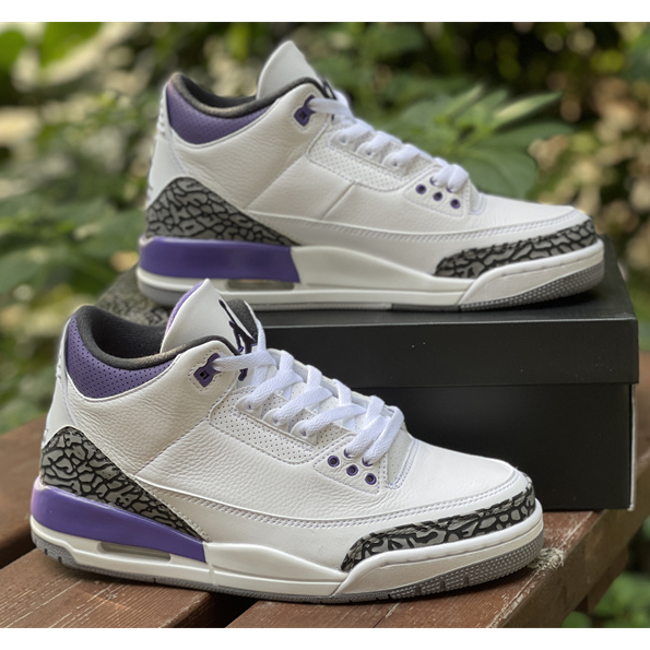 Air Jordan 3 Retro Dark Iris 2022 Sneaker   CT8532-105 - DesignerGu