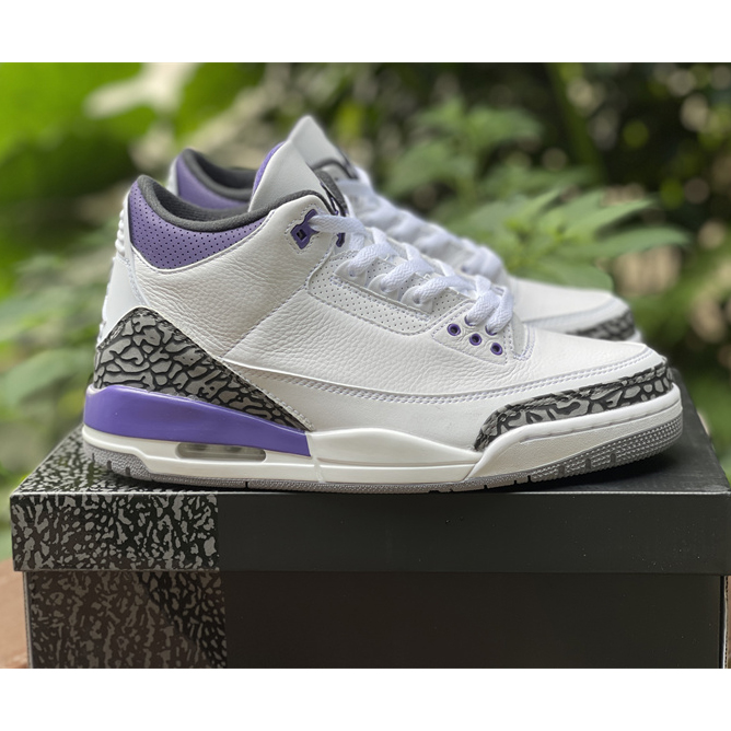 Air Jordan 3 Retro Dark Iris 2022 Sneaker   CT8532-105 - DesignerGu