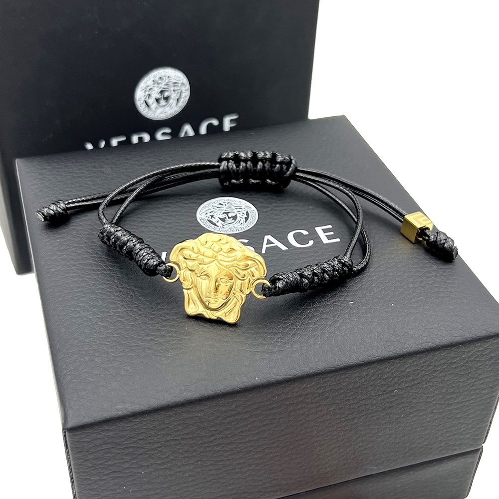 Versace Medusa Woven Bracelet - DesignerGu