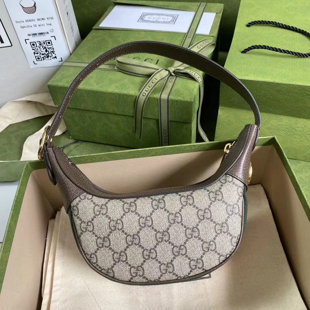 Gucci Ophidia GG Mini Bag(20-15-5cm)  658551 - DesignerGu
