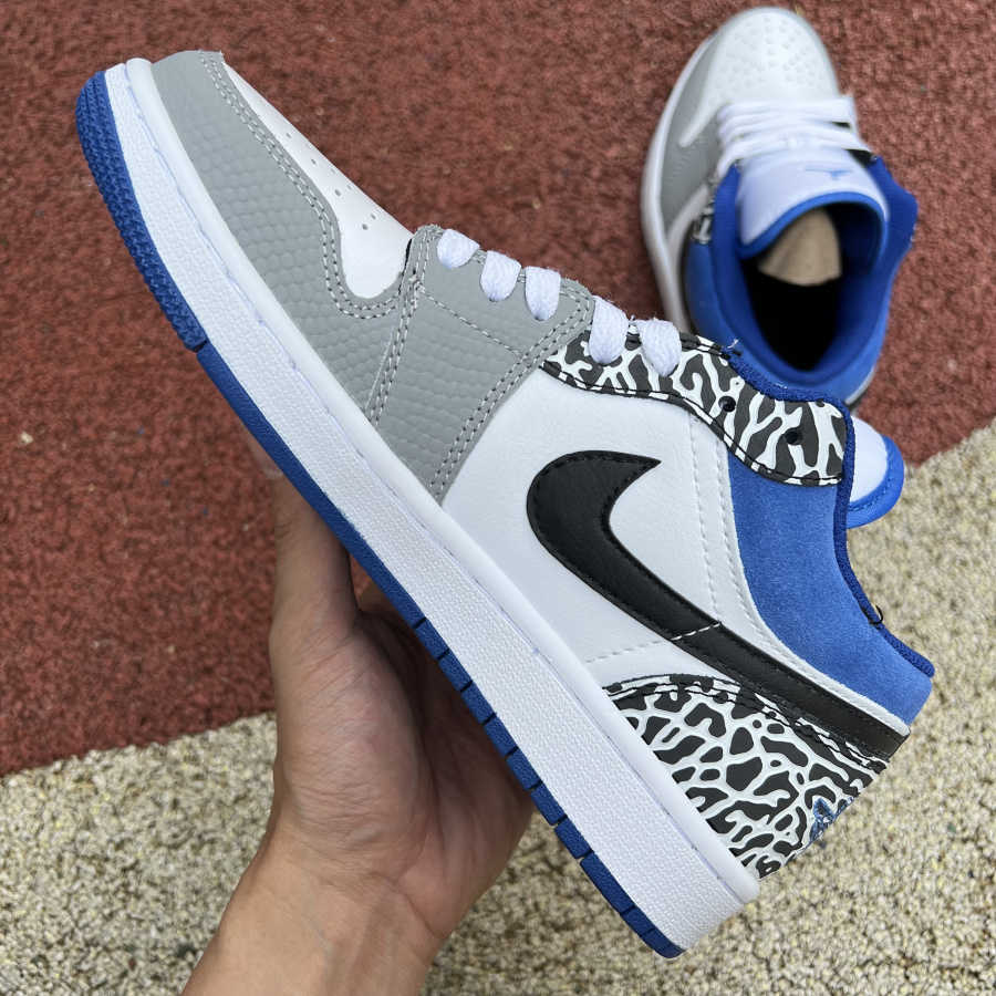 Air Jordan 1 Low AJ1 True Blue  Sneaker  DM1199-140 - DesignerGu