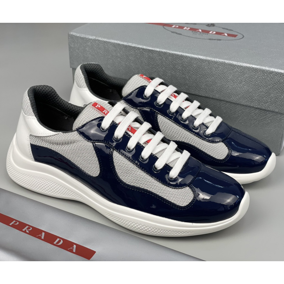 Prada Male America's Cup Sneaker In Blue(upon uk size) - DesignerGu