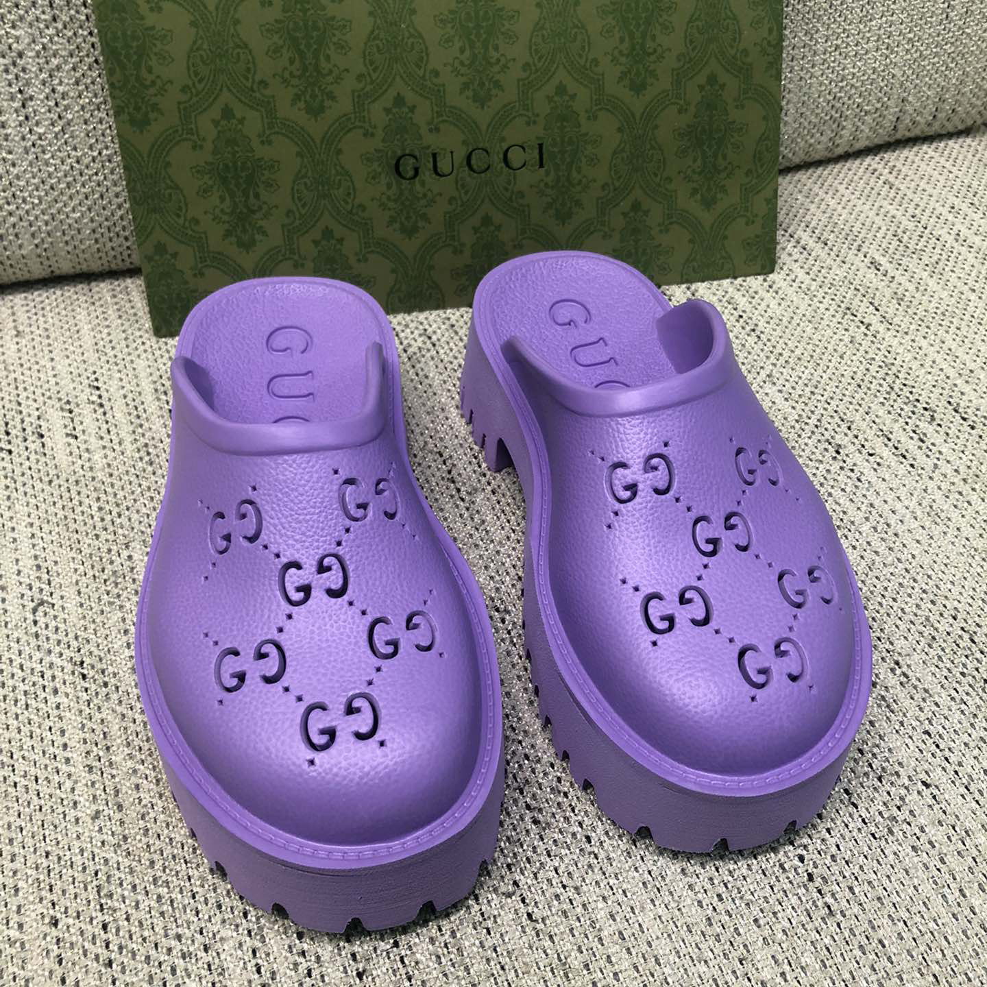 Gucci GG Slip-On Sandal - DesignerGu