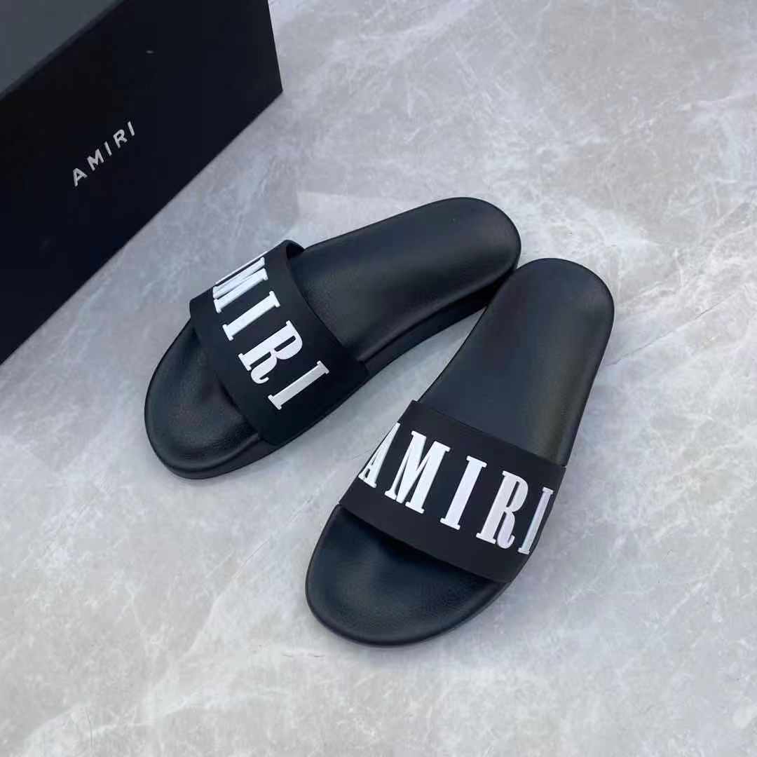 Amiri Logo Slide Sandal - DesignerGu