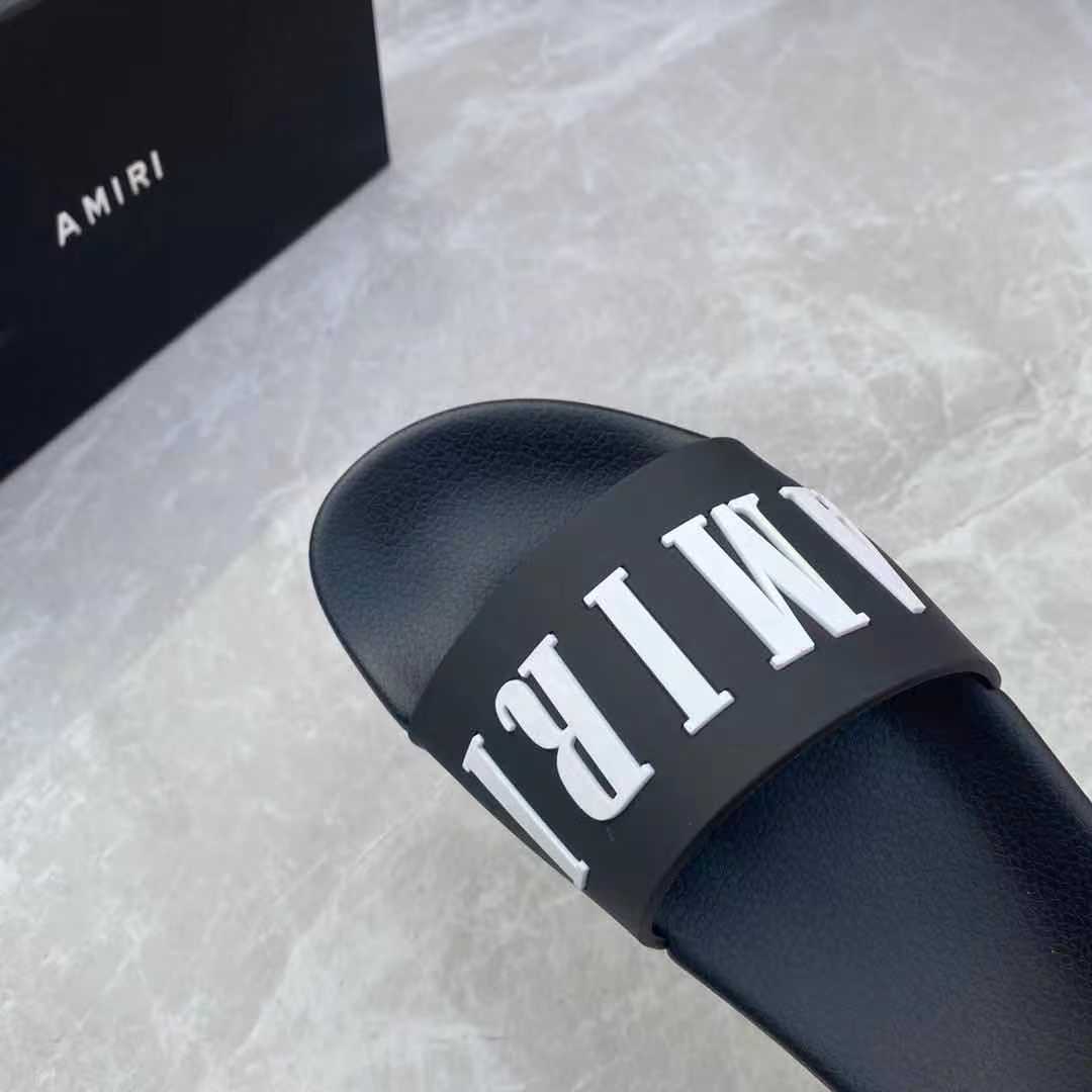 Amiri Logo Slide Sandal - DesignerGu