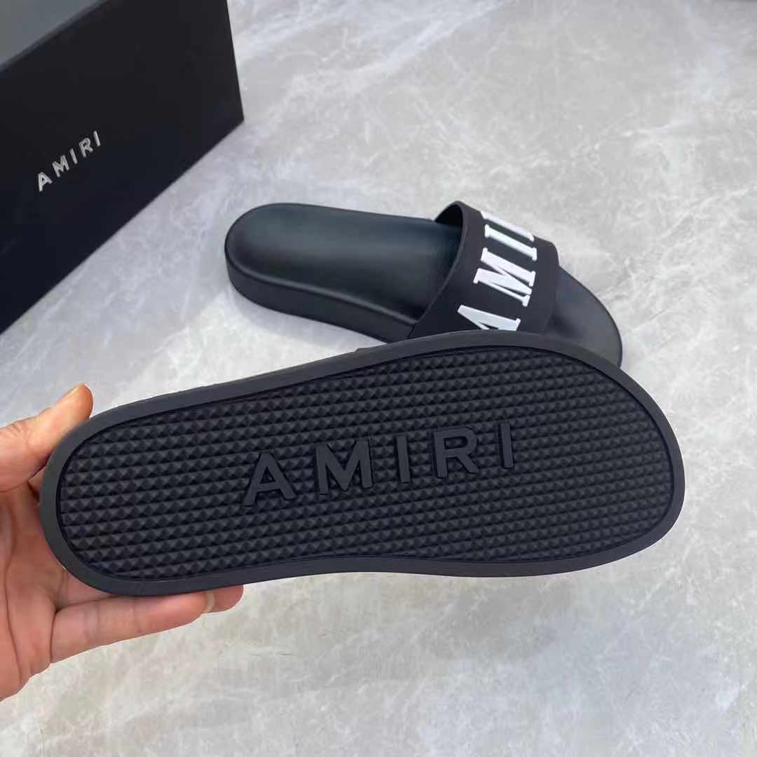 Amiri Logo Slide Sandal - DesignerGu