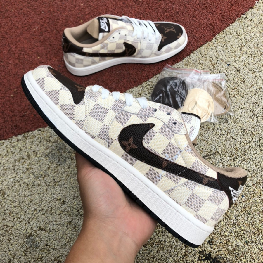 Louis Vuitton x Travis Scott x Nike Air Jordan 1 Low OG SP