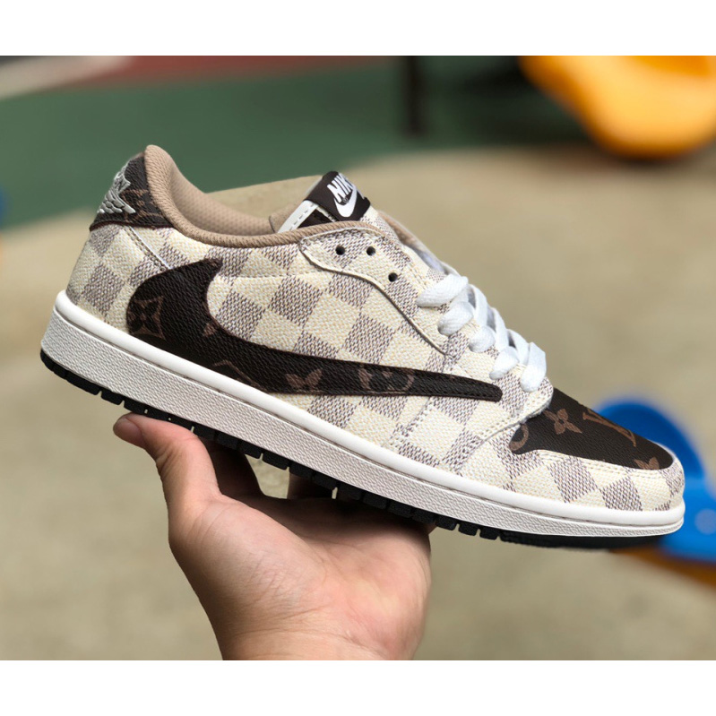 Louis Vuitton x Travis Scott x Nike Air Jordan 1 Low OG SP