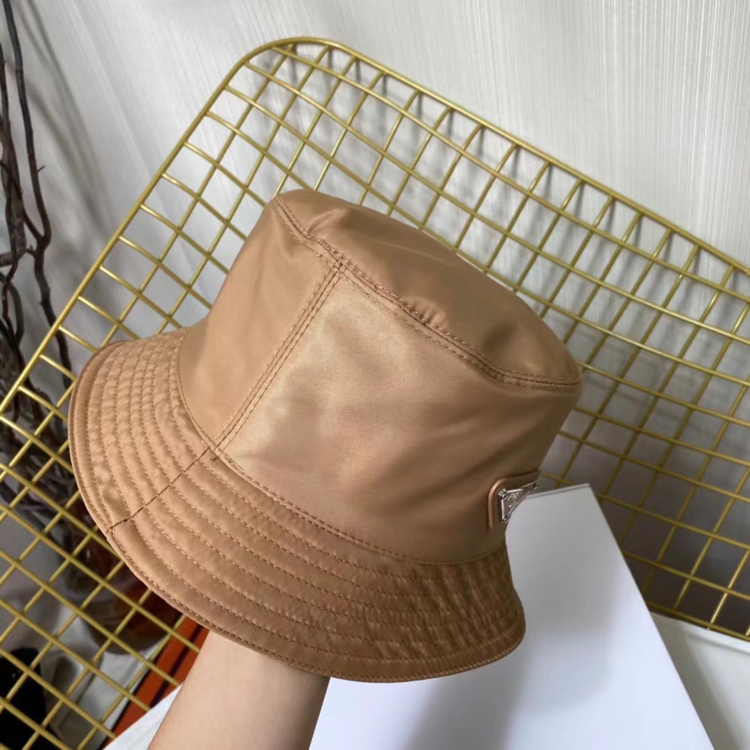 Prada Canvas Bucket Hat - DesignerGu