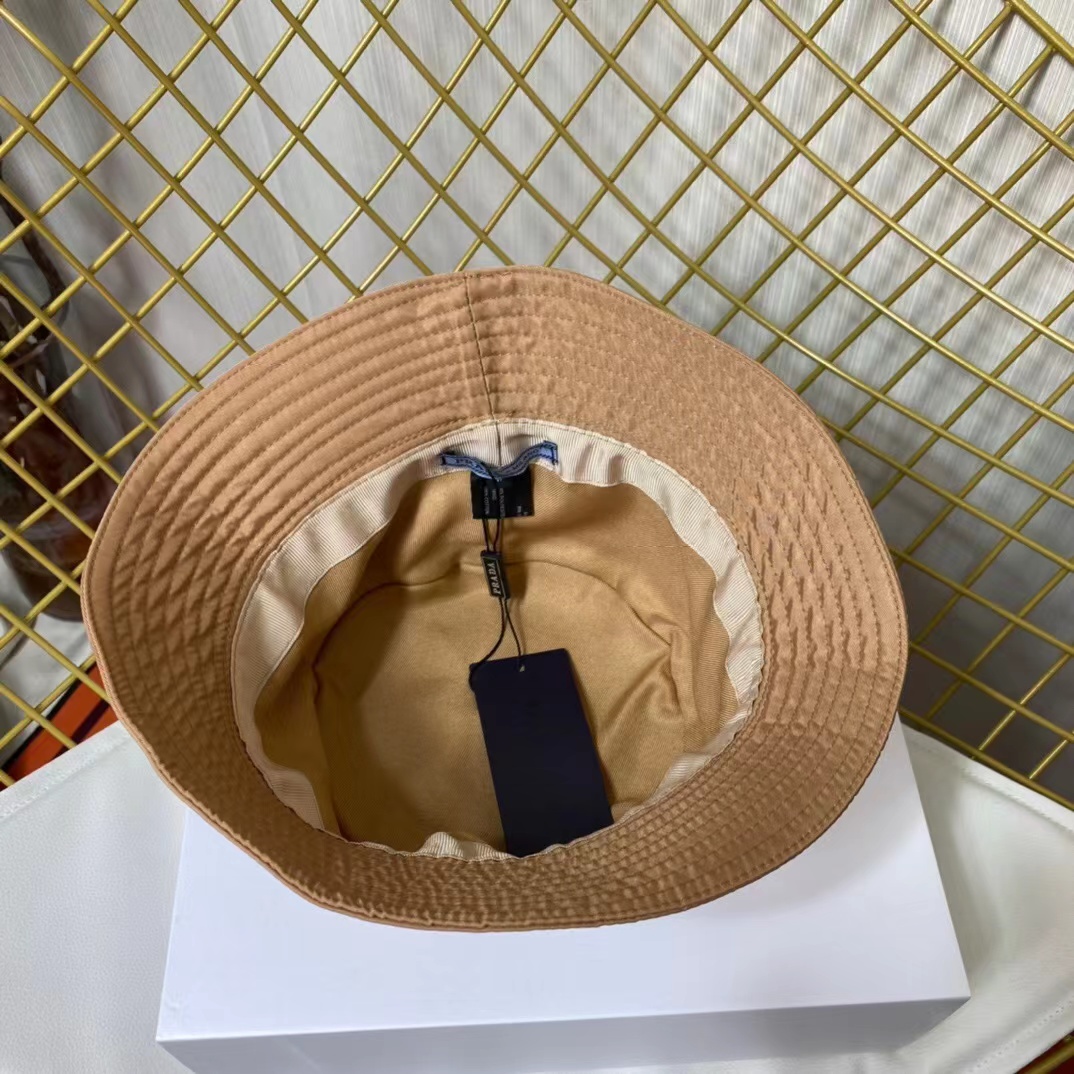 Prada Canvas Bucket Hat - DesignerGu