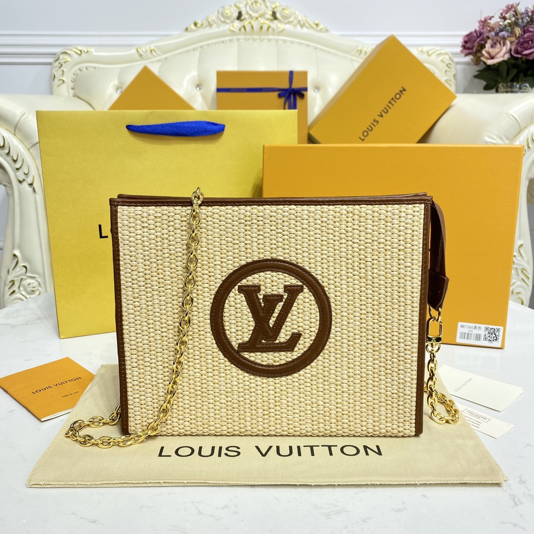 Louis Vuitton Toiletry Pouch On Chain  M81366 (26-20-5cm) - DesignerGu