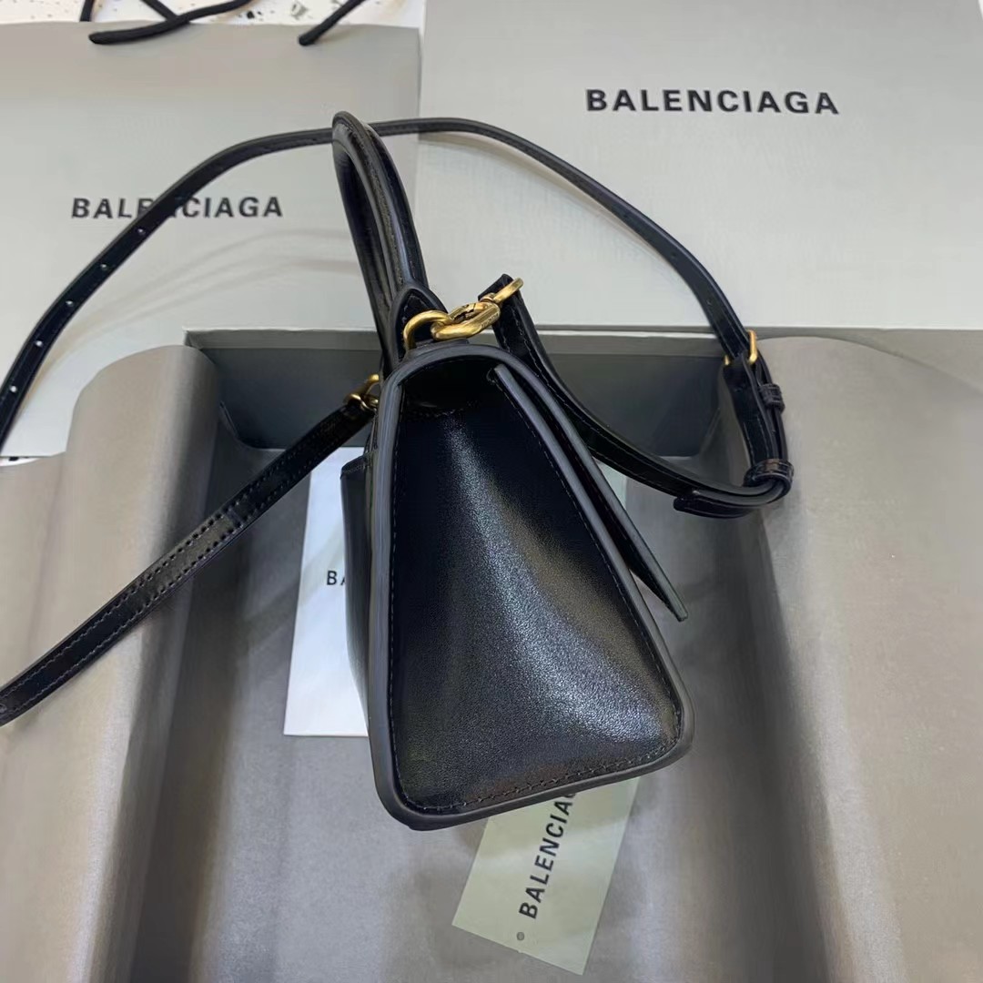 Balenciaga Logo Print Leather Handbag(19-11-8 cm) - DesignerGu