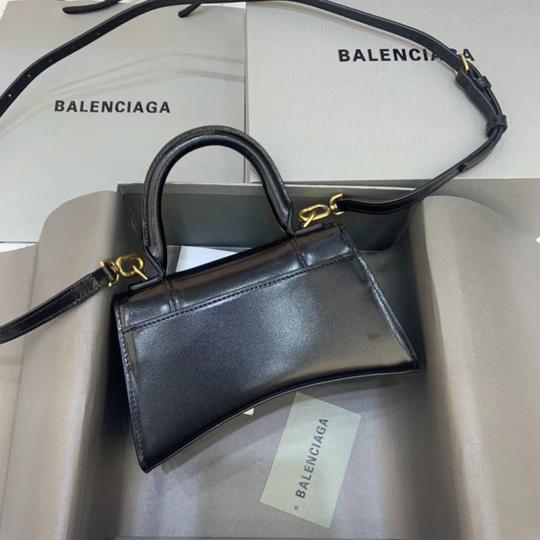 Balenciaga Logo Print Leather Handbag(19-11-8 cm) - DesignerGu