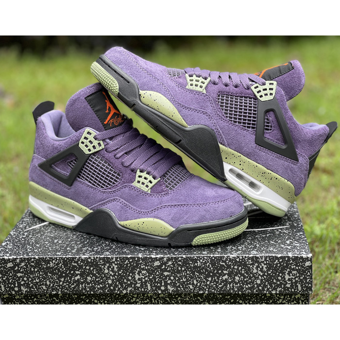 Air Jordan 4 WMNS “Canyon Purple” Sneakers  AQ9129-500 - DesignerGu