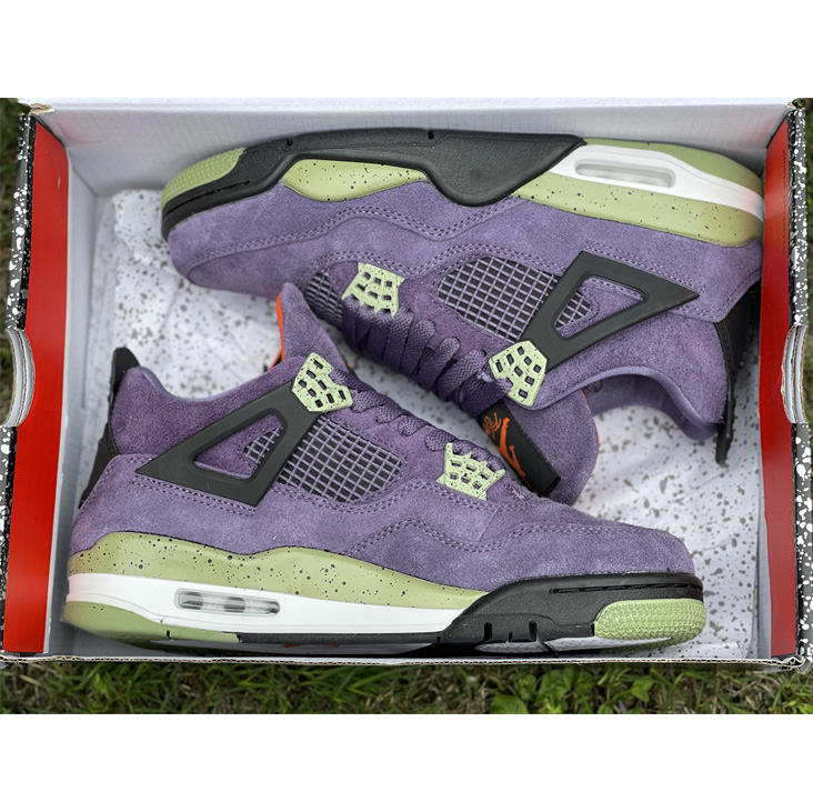 Air Jordan 4 WMNS “Canyon Purple” Sneakers  AQ9129-500 - DesignerGu