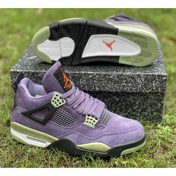 Air Jordan 4 WMNS “Canyon Purple” Sneakers  AQ9129-500 - DesignerGu