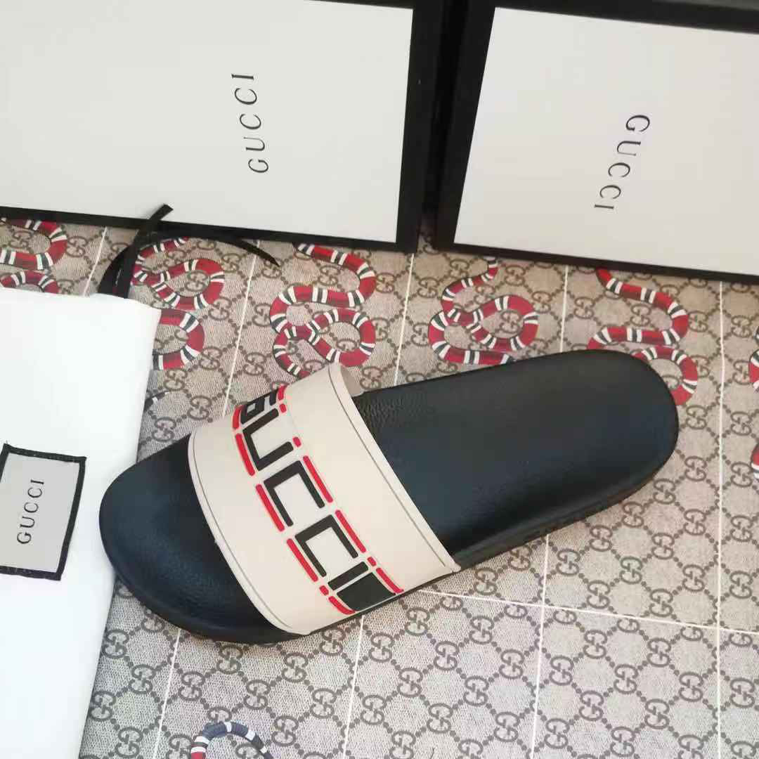 Gucci Logo Slide Sandal - DesignerGu