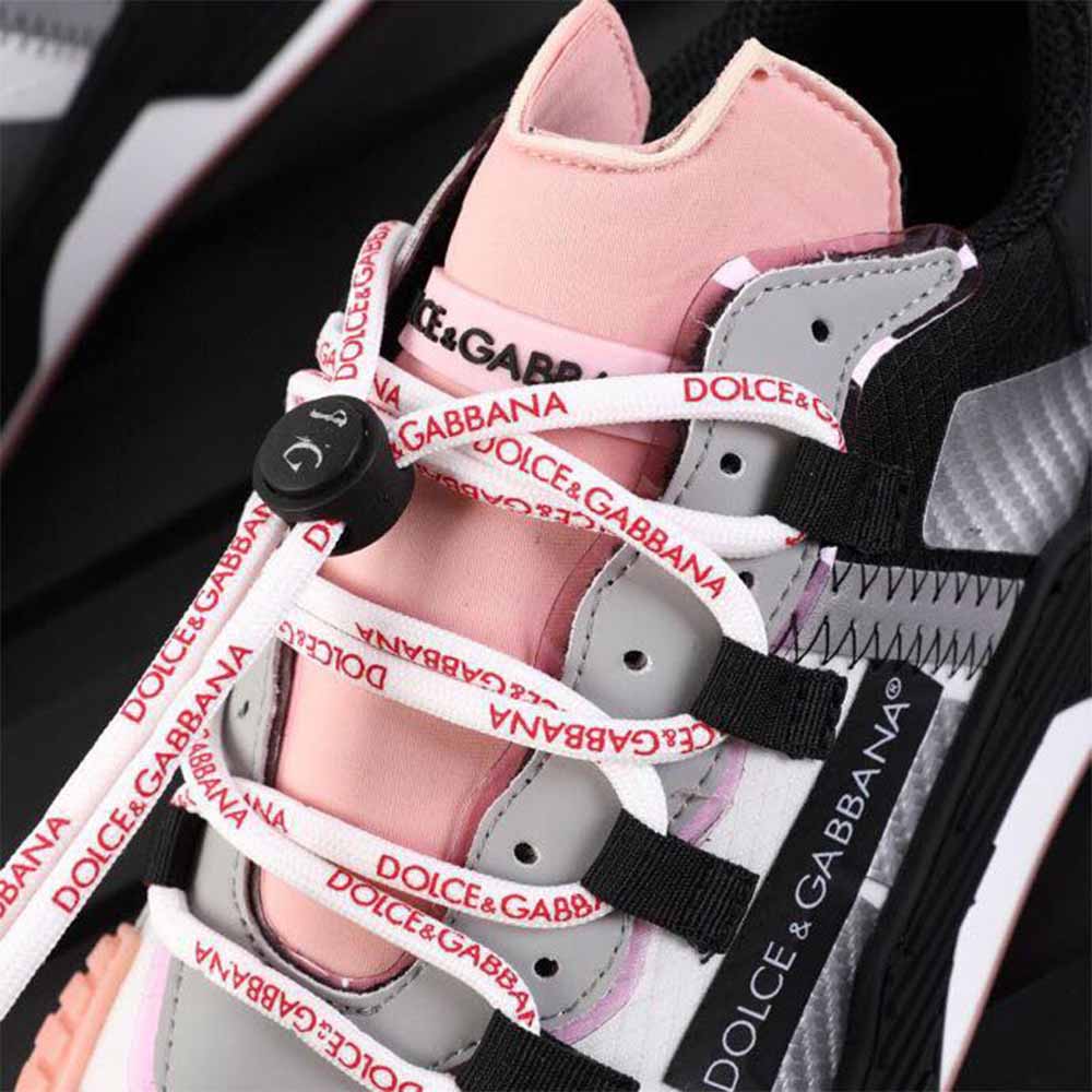 Dolce & Gabbana Black & Pink NS1 Slip-on Sneakers - DesignerGu