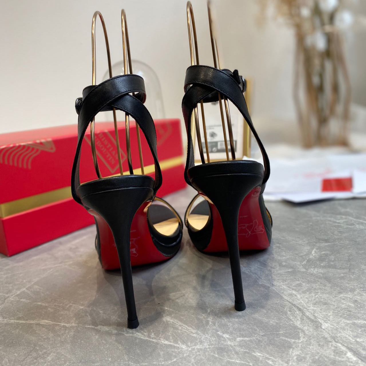 Christian Louboutin High Heeled Sandals(10cm) - DesignerGu