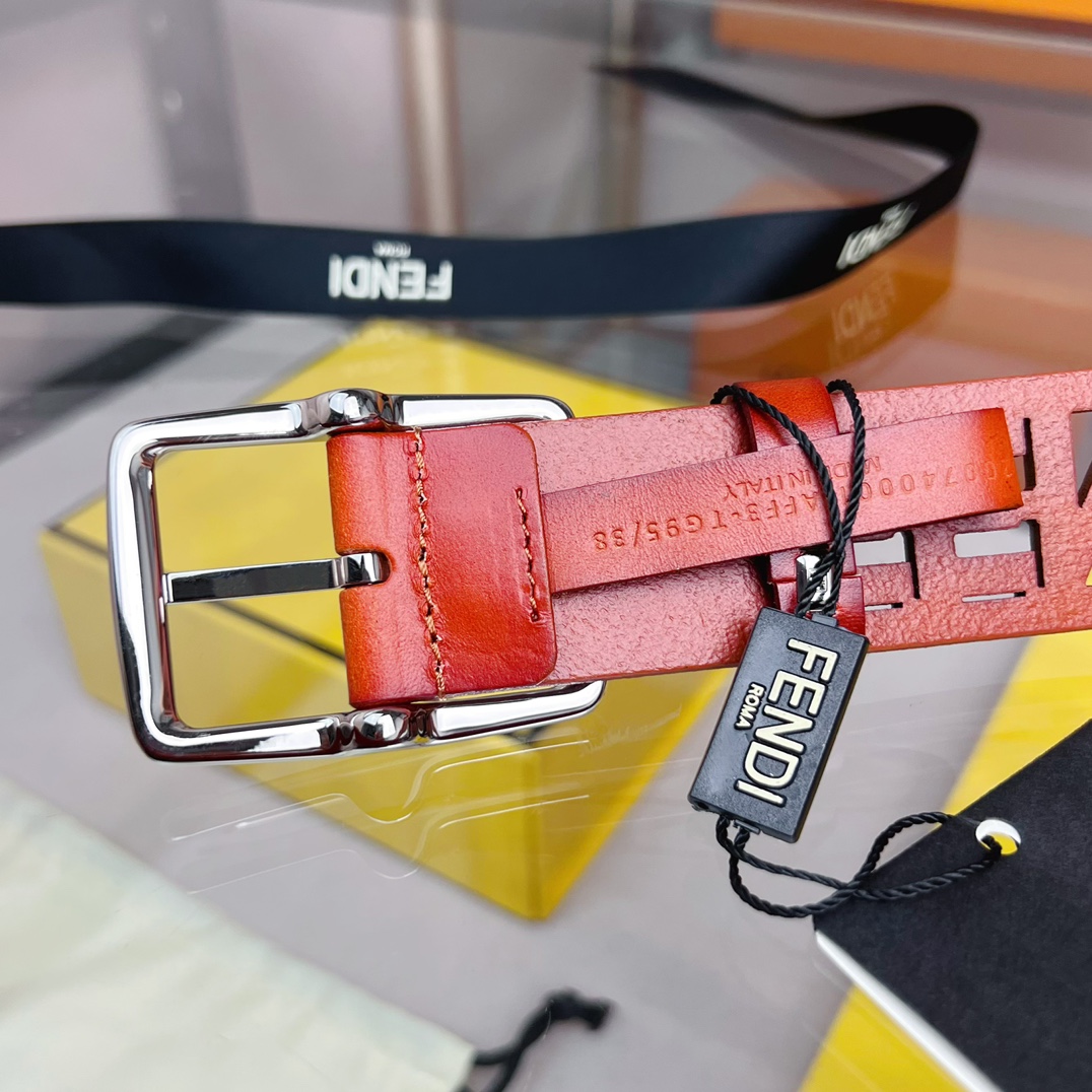 Fendi Leather Belt  - DesignerGu