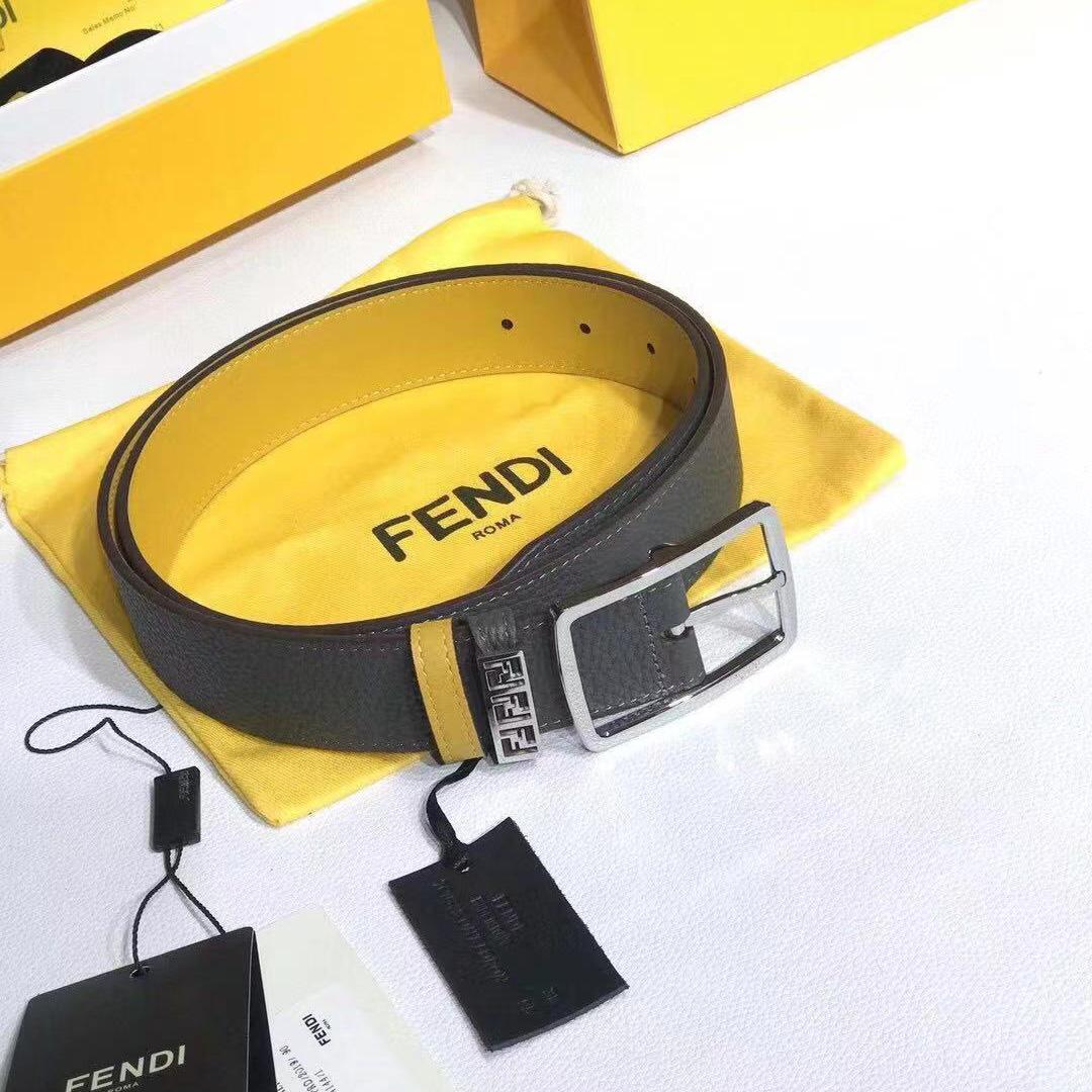 Fendi Leather Belt  - DesignerGu