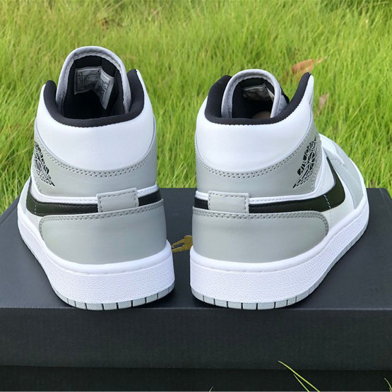 Air Jordan 1 Mid “Light Smoke Grey” Sneaker - DesignerGu