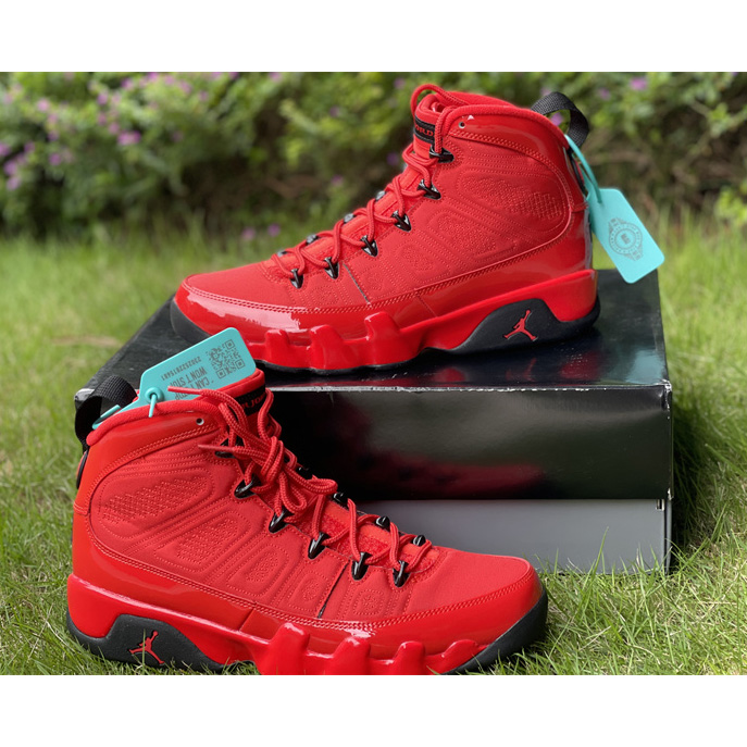 Jordan AJ9 ''Chile Red'' Basketball Shoes - DesignerGu