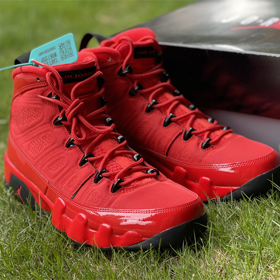 Jordan AJ9 ''Chile Red'' Basketball Shoes - DesignerGu