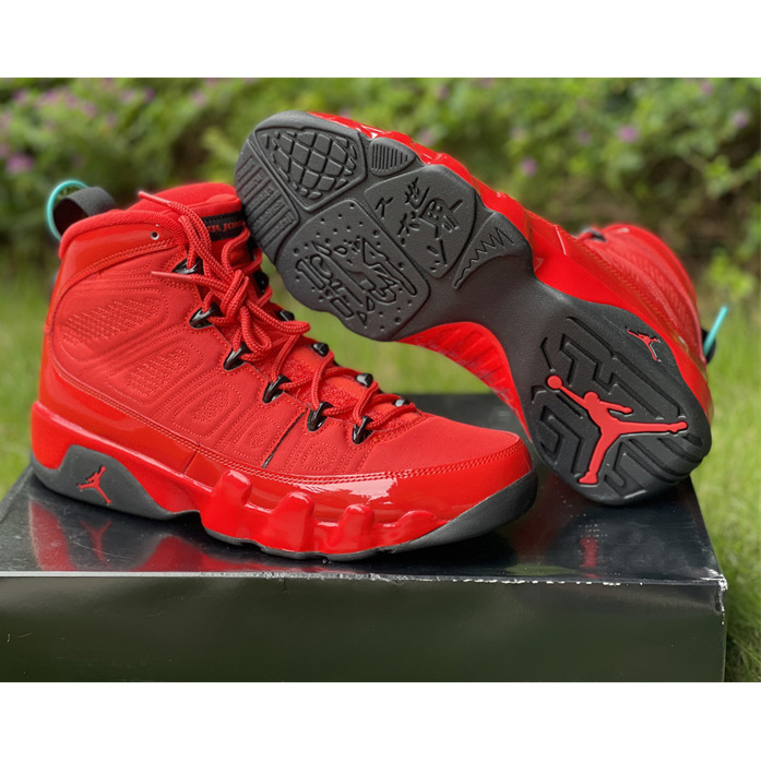 Jordan AJ9 ''Chile Red'' Basketball Shoes - DesignerGu