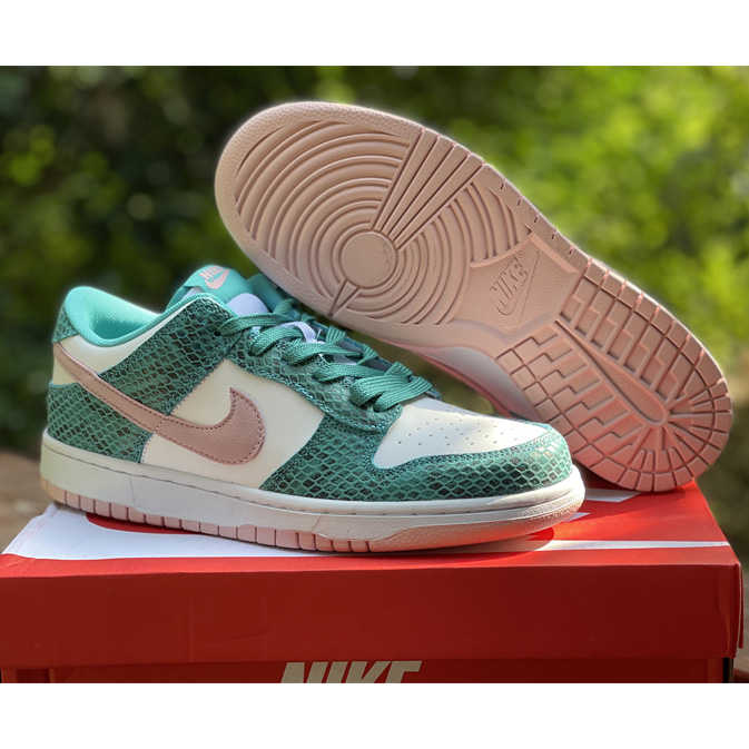 Nike Dunk SB Low ''Snake Skin'' Sneaker    DR8577-300 - DesignerGu