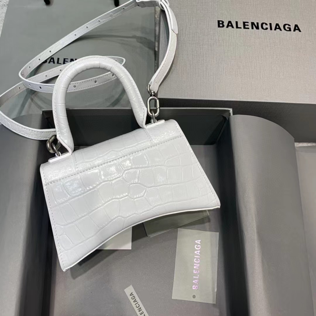 Balenciaga Hourglass Top Handle Bag (19-21-8CM) - DesignerGu