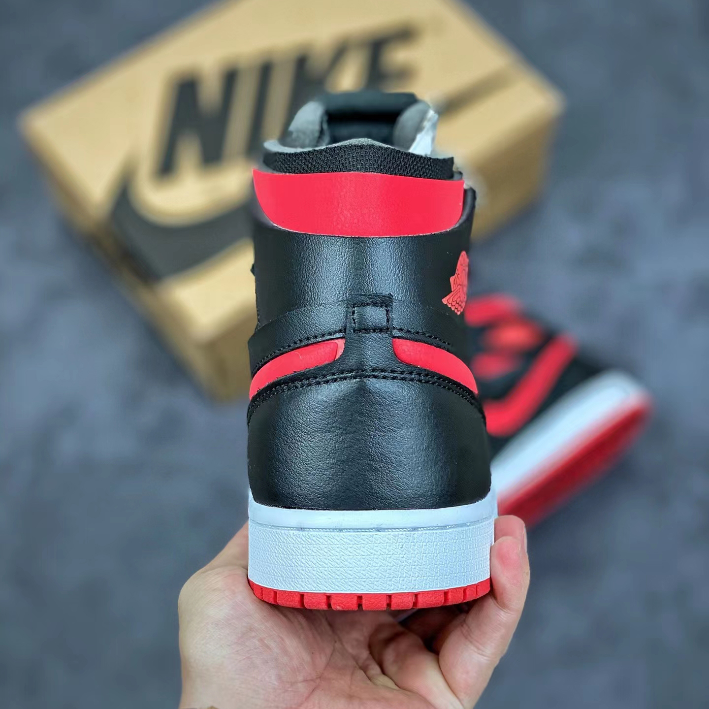 Nike Air Jordan 1 Zoom Air Cmft ''Bred'' Sneaker  CT0979-006 - DesignerGu