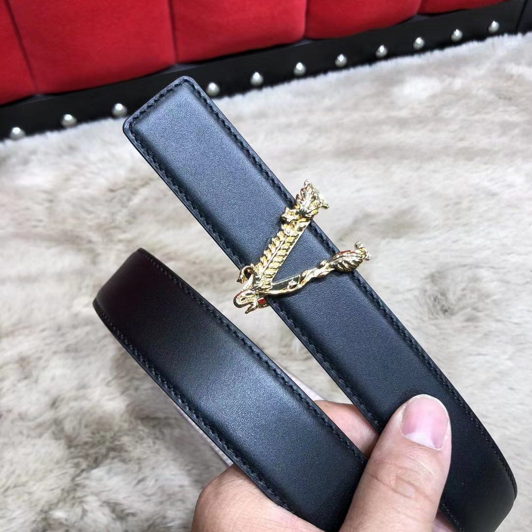 Versace Virtus Waist Belt  30mm - DesignerGu