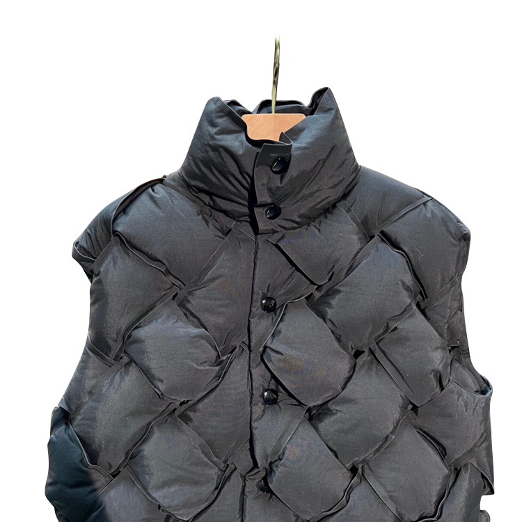 Bottega Veneta Intrecciato Tech Nylon Vest - DesignerGu